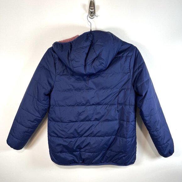 Patagonia Other Kids Reversible Lady Freddie Hoody Jacket Large 12 Polyester - Picture 6 of 8